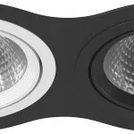 Встраиваемый светильник Lightstar Intero 111 i937070607 Цвет арматуры черно-белый