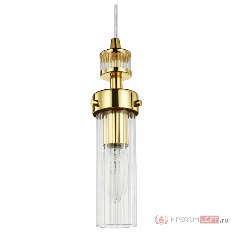 Подвесной светильник Favourite Aestetic 2820-1P Цвет арматуры золото Цвет плафонов прозрачный от ImperiumLoft