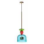 Подвесной светильник Loft it Candy 2008-C Цвет арматуры медь Цвет плафонов голубой от ImperiumLoft