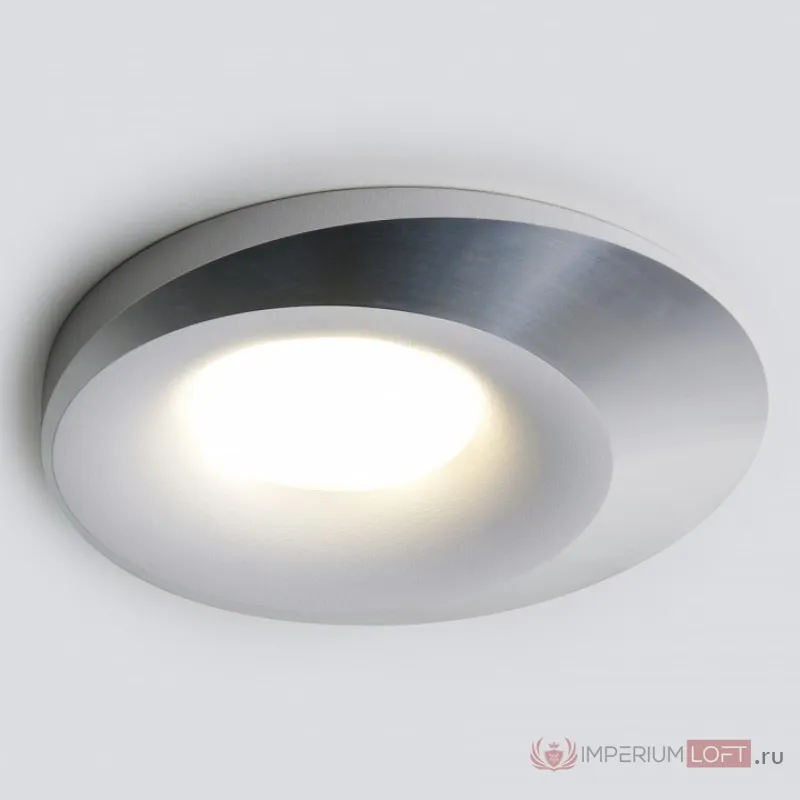 Встраиваемый светильник Elektrostandard 124 a053357 Цвет арматуры серебро от ImperiumLoft
