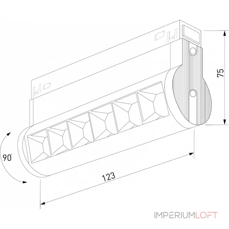 Трековый светильник Elektrostandard Slim Magnetic 85048/01