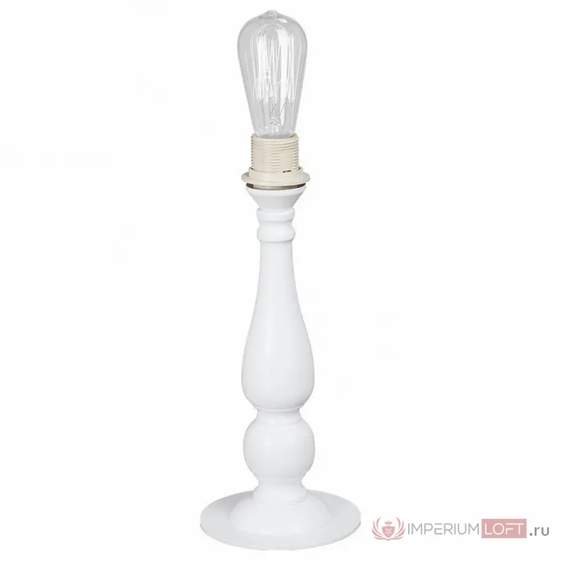 Настольная лампа декоративная Vitaluce V1657 V1660-0/1L Цвет арматуры белый Цвет плафонов прозрачный от ImperiumLoft