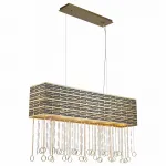 Подвесной светильник Lucia Tucci Perso PERSO 4930.6 gold&black Цвет плафонов золото Цвет арматуры золото от ImperiumLoft