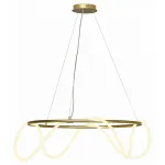 Подвесной светильник Lussole Loft River LSP-8367 Цвет плафонов белый Цвет арматуры золото от ImperiumLoft