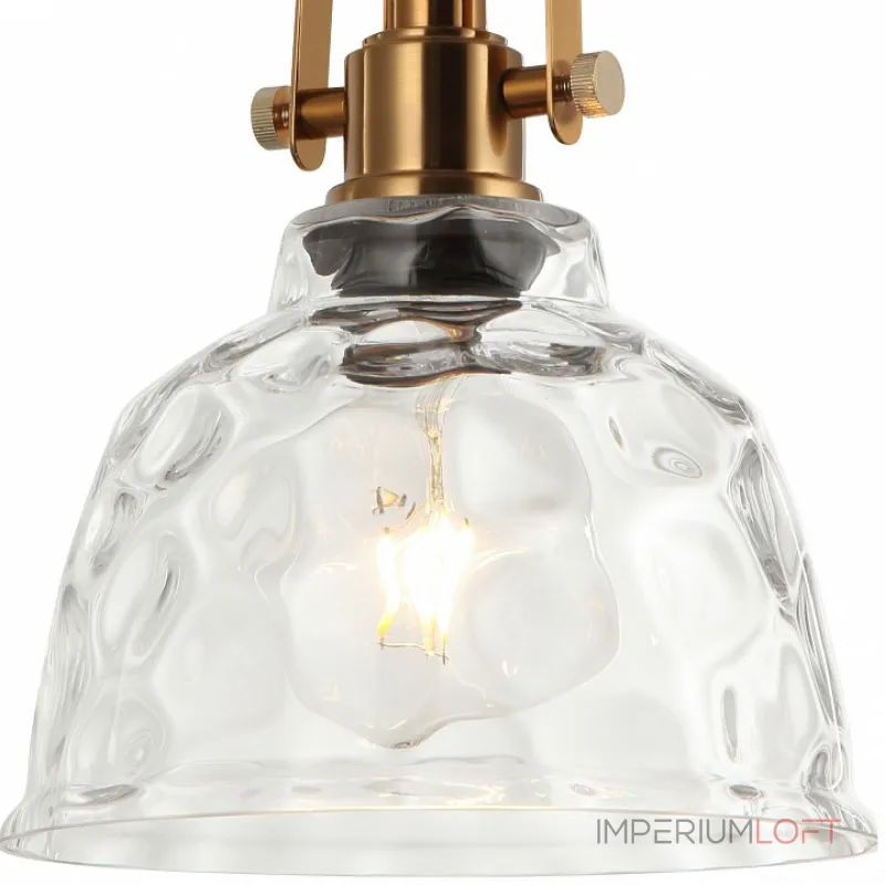 Подвесной светильник Stilfort Bell 2117/00/01P Цвет плафонов прозрачный Цвет арматуры латунь Подвесной светильник Stilfort Bell 2117/00/01P Цвет плафонов прозрачный Цвет арматуры латунь