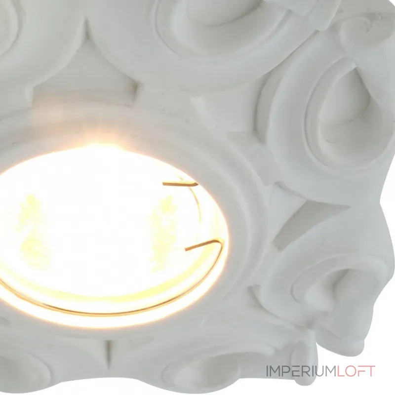 Встраиваемый светильник Arte Lamp Contorno A5305PL-1WH Цвет арматуры белый Цвет плафонов желтый