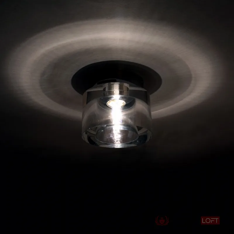 Накладной светильник Lightstar Tubo 160104 Цвет арматуры хром Цвет плафонов прозрачный от ImperiumLoft