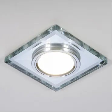 Встраиваемый светильник Elektrostandard 2229 a044296 цвет арматуры серебро от ImperiumLoft