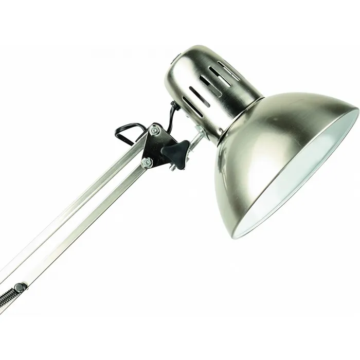 Настольная лампа офисная Arte Lamp Senior A6068LT-1SS Цвет арматуры серебро Цвет плафонов серебро от ImperiumLoft