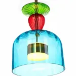 Подвесной светильник Loft it Candy 2008-C Цвет арматуры медь Цвет плафонов голубой от ImperiumLoft
