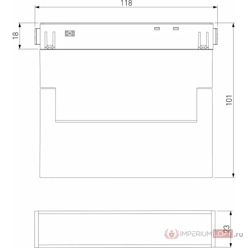Трековый светильник Elektrostandard Slim Magnetic 85081/01 от ImperiumLoft