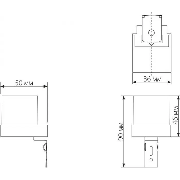 Датчик освещенности Elektrostandard SNS L 06 a026126 от ImperiumLoft