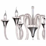 Подвесная люстра Osgona Serpente 703064 Цвет арматуры хром Цвет плафонов прозрачный от ImperiumLoft