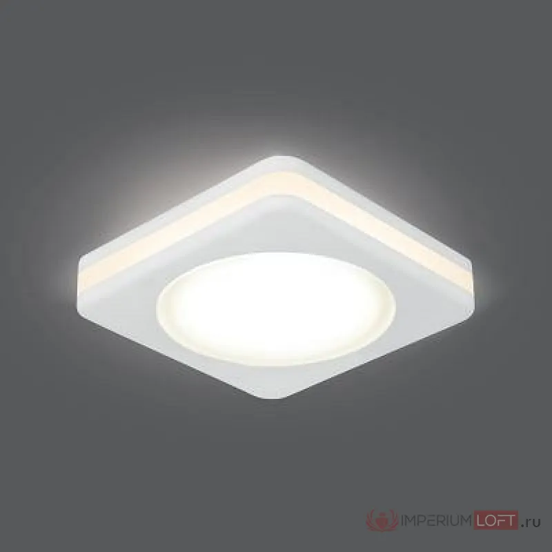 Встраиваемый светильник Gauss Backlight 10 BL105 Цвет арматуры белый Цвет плафонов белый от ImperiumLoft