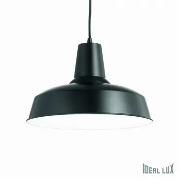 Подвесной светильник Ideal Lux Moby MOBY SP1 NERO Цвет арматуры черный Цвет плафонов черный