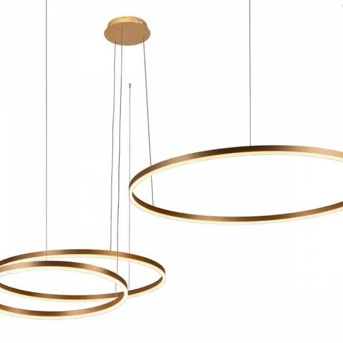 Подвесной светильник Loft it Ring 10017/3M Цвет арматуры золото Цвет плафонов золото от ImperiumLoft