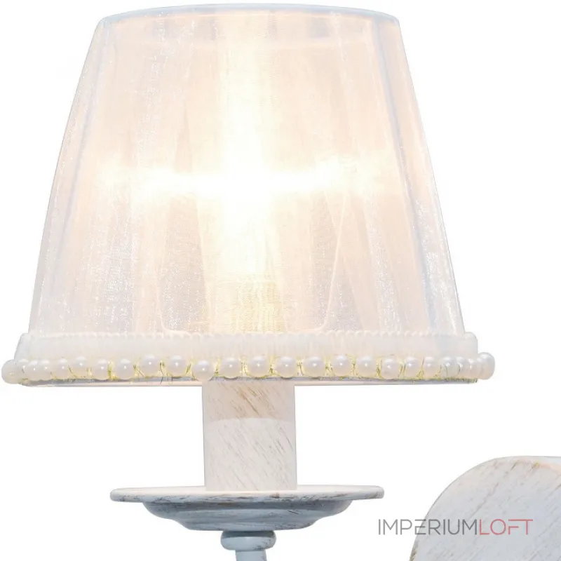 Бра TopLight Frances TL1137-1W Цвет арматуры золото Цвет плафонов белый