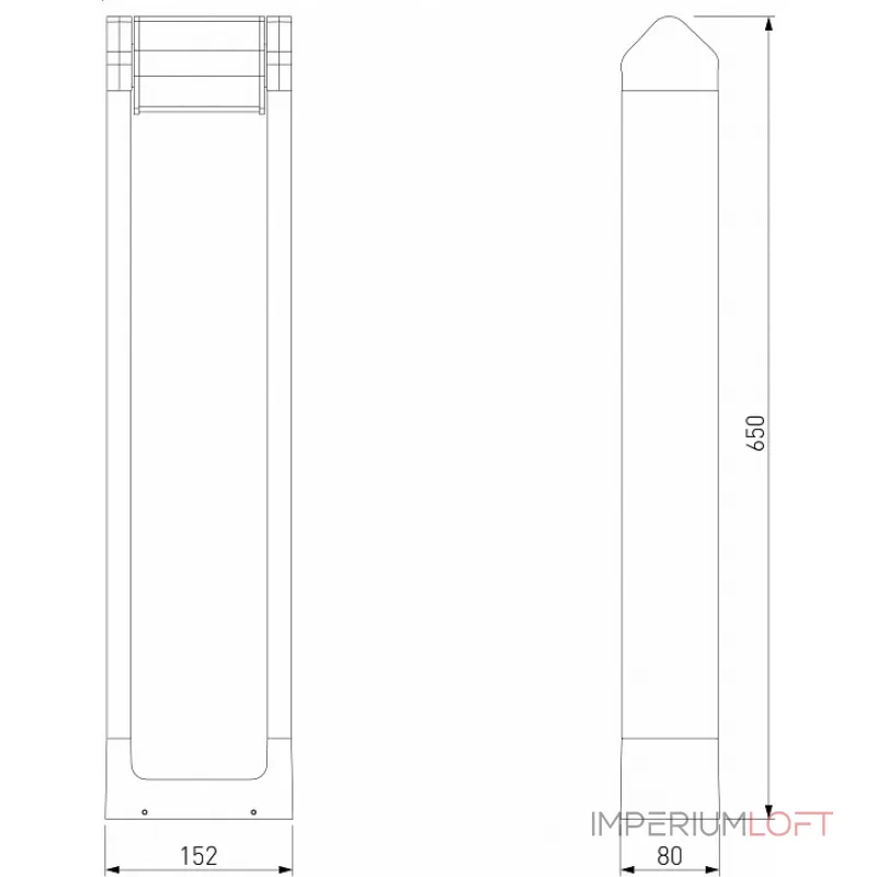 Наземный низкий светильник Elektrostandard DORS 35163/F Наземный низкий светильник Elektrostandard DORS 35163/F