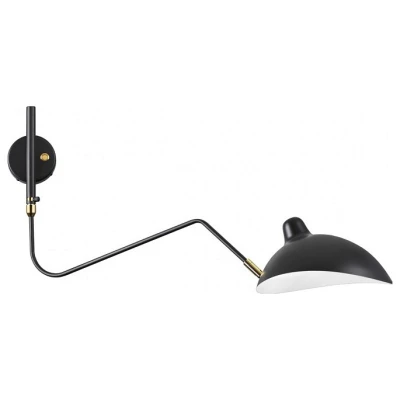 Бра Odeon Light Kerbi 4830/1W Цвет плафонов чёрный Цвет арматуры чёрный