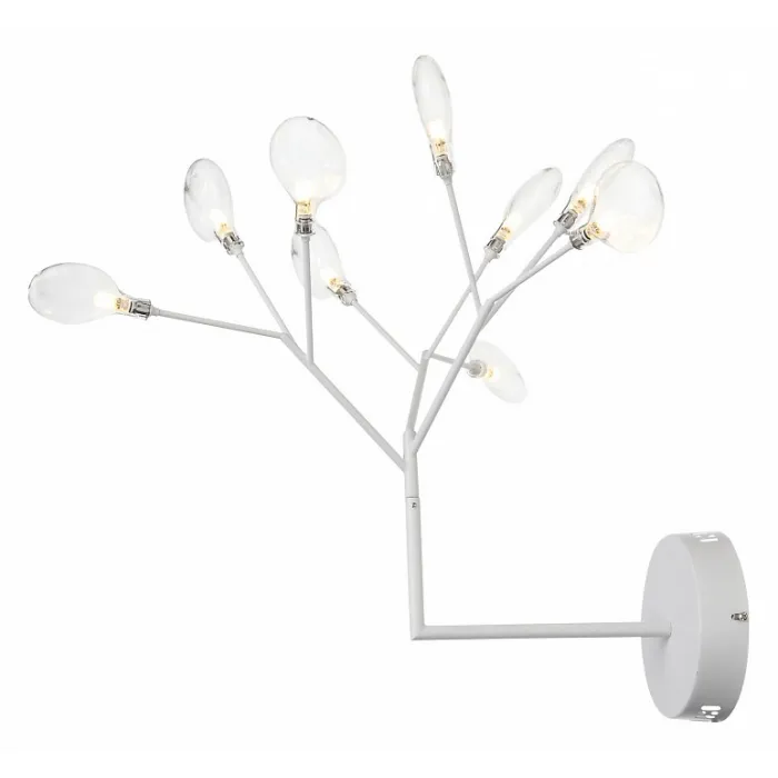 Бра ST-Luce Riccardo SL411.501.09 Цвет арматуры белый Цвет плафонов прозрачный от ImperiumLoft