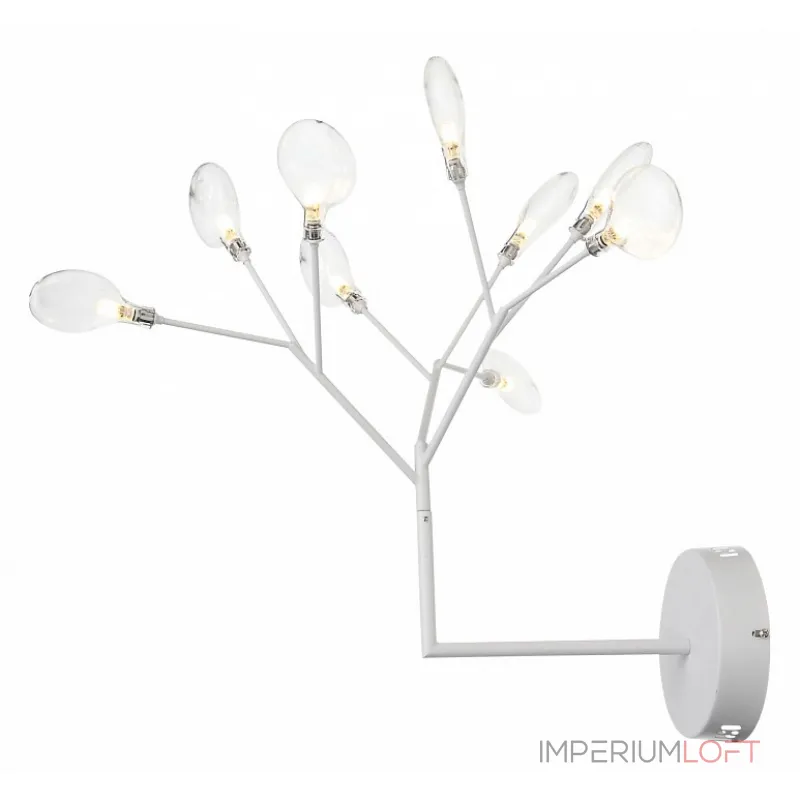 Бра ST-Luce Riccardo SL411.501.09 Цвет арматуры белый Цвет плафонов прозрачный от ImperiumLoft Бра ST-Luce Riccardo SL411.501.09 Цвет арматуры белый Цвет плафонов прозрачный от ImperiumLoft