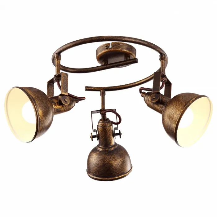 Спот Arte Lamp Martin A5215PL-3BR Цвет арматуры коричневый Цвет плафонов коричневый от ImperiumLoft