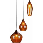 Подвесной светильник Lightstar Pentola 803053 Цвет арматуры хром Цвет плафонов янтарный от ImperiumLoft