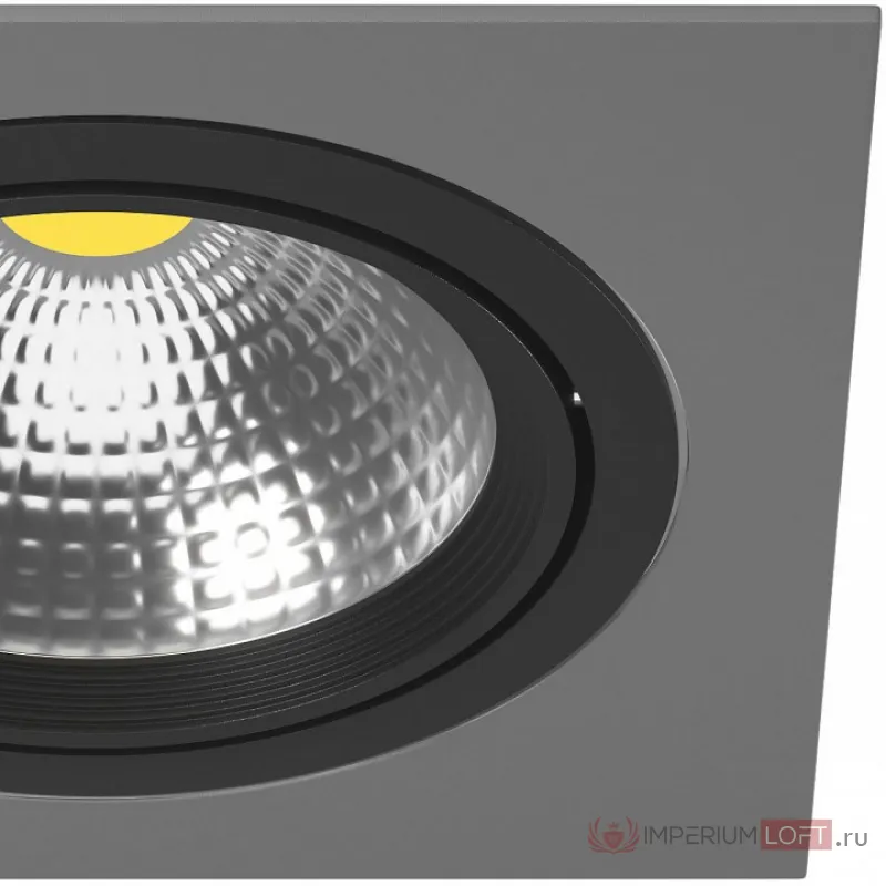 Встраиваемый светильник Lightstar Intero 111 i81907 Цвет арматуры серый от ImperiumLoft