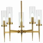 Подвесная люстра ST-Luce Acazio SL1159.303.05 Цвет плафонов прозрачный Цвет арматуры латунь от ImperiumLoft