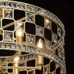 Светильник на штанге MW-Light Монарх 121011606 Цвет арматуры золото Цвет плафонов золото от ImperiumLoft