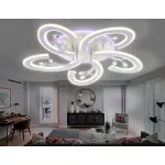 Накладной светильник Ambrella Original 2 FA512/5 WH белый 120W 610*580*80 (ПДУ РАДИО 2.4G) Цвет арматуры белый Цвет плафонов белый от ImperiumLoft