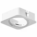 Рамка на 1 светильник Ambrella N771 N7710 SWH белый песок 70*70*H25mm Out2mm MR16 Цвет арматуры белый