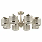 Люстра на штанге F-promo Bonbon 2488-8P Цвет арматуры золото Цвет плафонов золото от ImperiumLoft