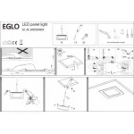Встраиваемый светильник Eglo ПРОМО Fueva 1 94053 Цвет арматуры белый от ImperiumLoft