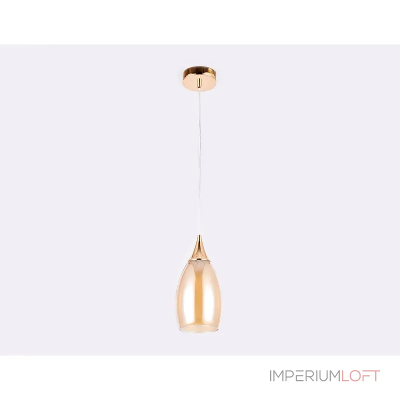 Подвесной светильник Ambrella Traditional 9 TR3543 Цвет плафонов янтарный Цвет арматуры золото