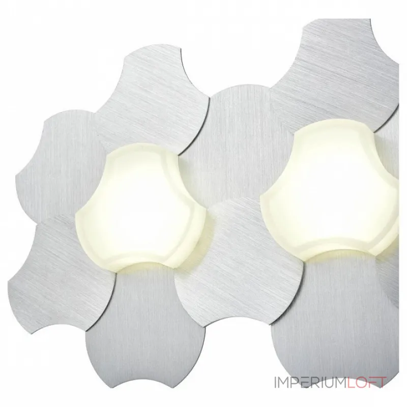 Бра Vele Luce Pala 742 2 VL8045W02 Цвет арматуры серебро Цвет плафонов серебро