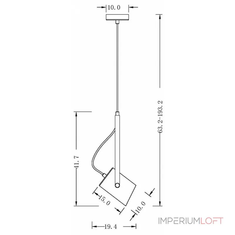 Подвесной светильник Freya FR4004PL-01WB