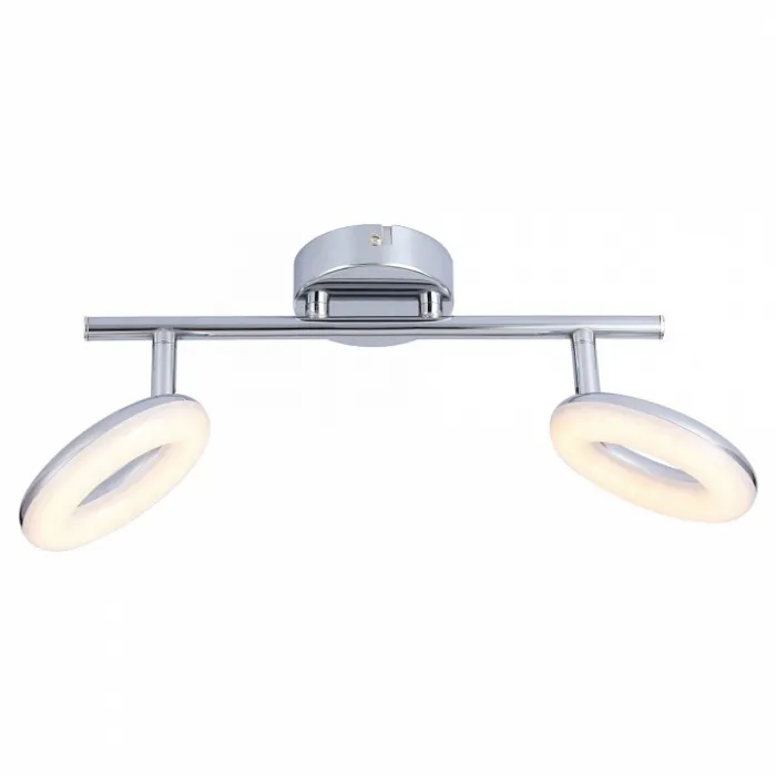 Спот Arte Lamp Ciambella A8972AP-2CC Цвет арматуры хром Цвет плафонов белый от ImperiumLoft