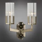 Бра Omnilux Ledro OML-69901-02 Цвет арматуры бронза Цвет плафонов прозрачный от ImperiumLoft