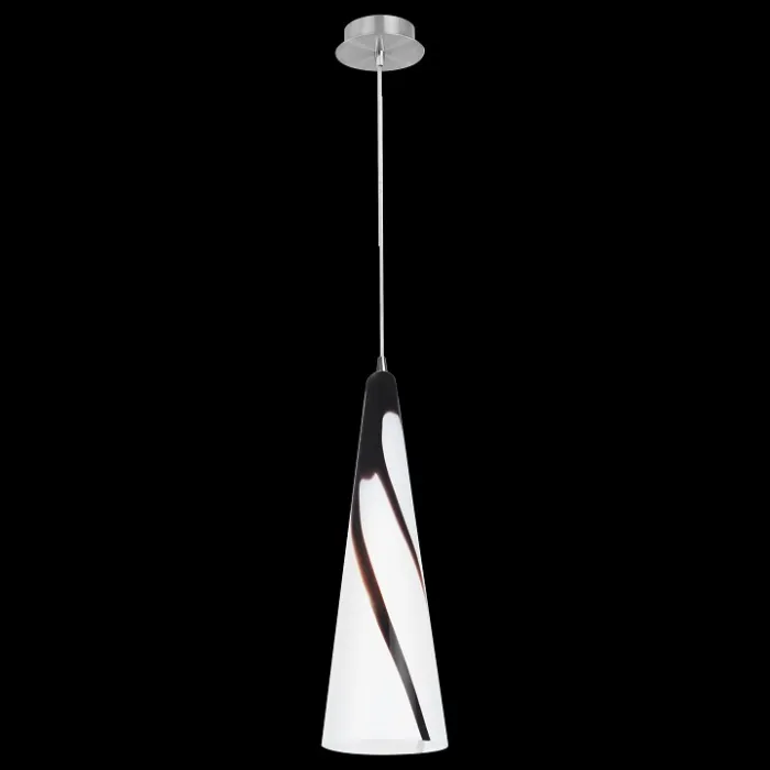 Подвесной светильник Lightstar Cioccolato 804011 Цвет арматуры хром Цвет плафонов черно-белый от ImperiumLoft