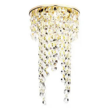 Встраиваемый светильник Ambrella Crystal K2071 K2071 G/CL Цвет арматуры золото Цвет плафонов прозрачный