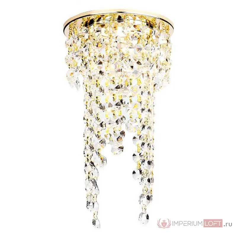 Встраиваемый светильник Ambrella Crystal K2071 K2071 G/CL Цвет арматуры золото Цвет плафонов прозрачный от ImperiumLoft
