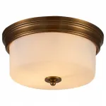 Накладной светильник Arte Lamp 1735 A1735PL-3SR Цвет арматуры латунь Цвет плафонов белый