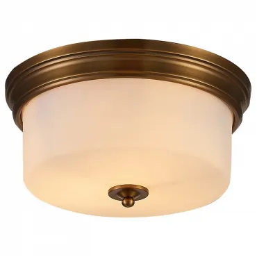 Накладной светильник Arte Lamp 1735 A1735PL-3SR Цвет арматуры латунь Цвет плафонов белый