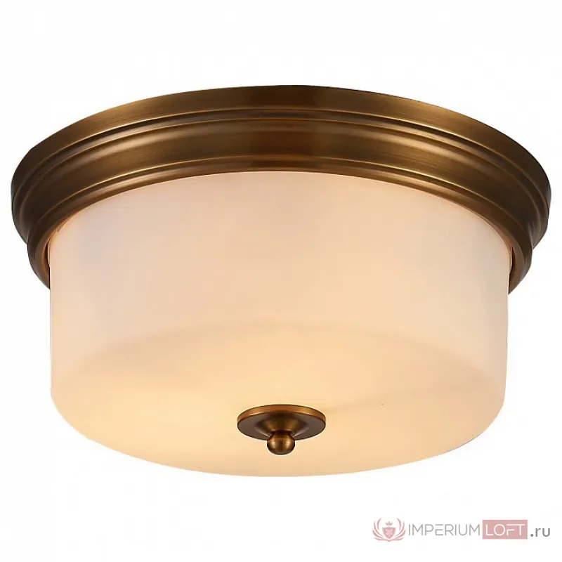 Накладной светильник Arte Lamp 1735 A1735PL-3SR Цвет арматуры латунь Цвет плафонов белый от ImperiumLoft