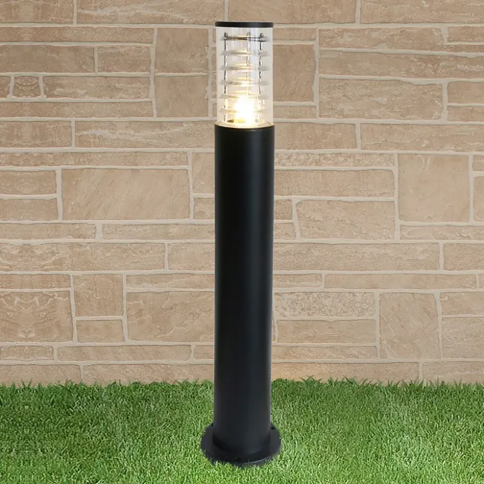 Наземный высокий светильник Elektrostandard Techno 1507 TECHNO black черный от ImperiumLoft