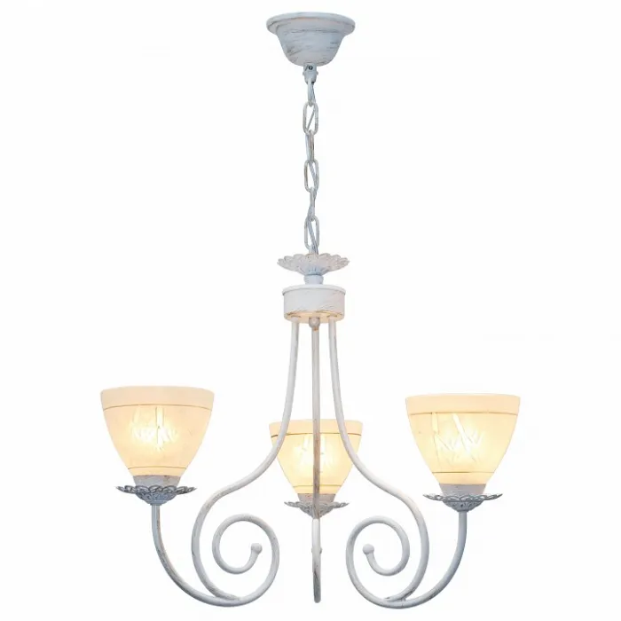 Подвесная люстра TopLight Barbara TL1134-3H Цвет арматуры золото Цвет плафонов золото от ImperiumLoft