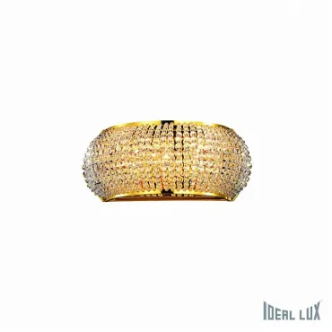 Накладной светильник Ideal Lux Pasha PASHA&#039; AP3 ORO Цвет арматуры золото Цвет плафонов прозрачный