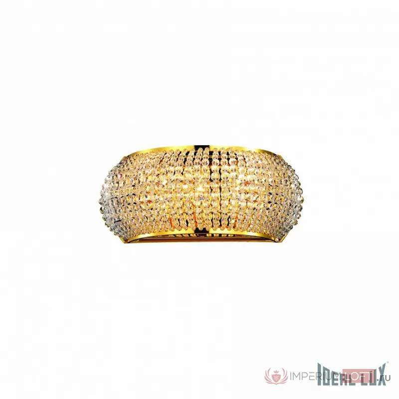 Накладной светильник Ideal Lux Pasha PASHA&#039; AP3 ORO Цвет арматуры золото Цвет плафонов прозрачный от ImperiumLoft