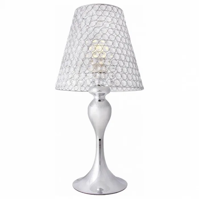 Настольная лампа декоративная Zumaline Marvel RLT93178-1A Цвет арматуры хром Цвет плафонов прозрачный от ImperiumLoft